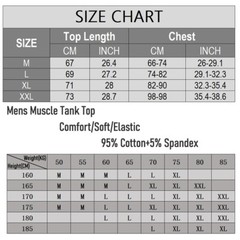 Mens Fitness Tank Top Cotton Polyester Elastic Vest Gym Training Undershirt