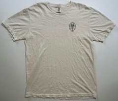 SKYDUSTER BEER Silver Lake Los Angeles,California Cream White Promo Shirt Sz L