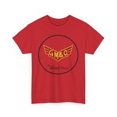 GM&O Gulf Mobile Ohio Rebel Route Railroad Logo Vintage T-Shirt