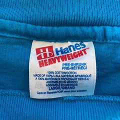 Vintage 90s Hawaii T-Shirt Mens Large Blue Colorful Floral Aloha Single Stitch