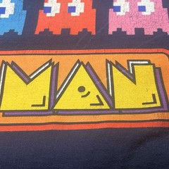 Pac-Man Ghosts Logo By C-Life Group Short Sleeve Medium Shirt Games Video Arcade