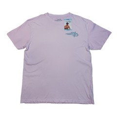 Reel Life Men’s Large T Shirt Short Sleeve Washed Pink Tee Fishing