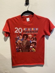 2014 New Orleans Music Festival 20th Anniversary Prince Nas Red Small Shirt