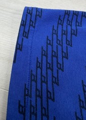 Vtg Breezin Sportswear T-Shirt Blue Single Stitch Geometric Boxy 80s 90s Large