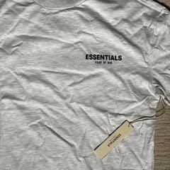 Fear Of God Essentials Light Oatmeal Tee Brand New Size M
