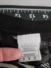 Shaka Active Hawaiian tribal T-Shirt All over print Black & Gray men’s size M