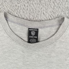 Vintage Warner Bros Studio Store Shirt Mens L Gray Pepe Le Pew Pocket Black Book