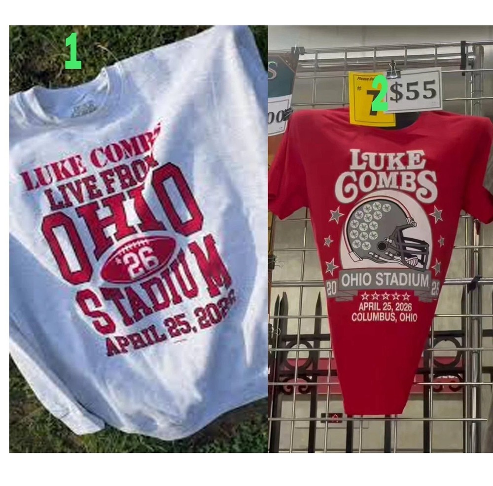 Luke Combs Tour April 25, 2026 Columbus, Ohio T shirt Reprint FAST SHIP