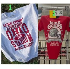 Luke Combs Tour April 25, 2026 Columbus, Ohio T shirt Reprint FAST SHIP