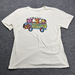 Grateful Dead Ripple Junction T Shirt Mens XL White Dancing Bears Bus