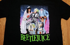 Beetlejuice t-shirt 1988 Movie (XL) Black with Logo of the Front