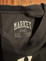Market Studios Call Your Lover TShirt Black Men’s Large Boxy Skater Brand