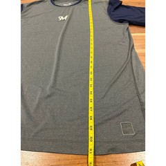 Nike Pro Milwaukee Brewers MLB Shirt Mens XXL Gray Navy Blue Fit Dry Athletic