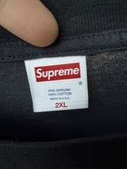 Supreme Asspizza Triple Box Logo Knicks Championship Tee Black 2XL BRAND NEW