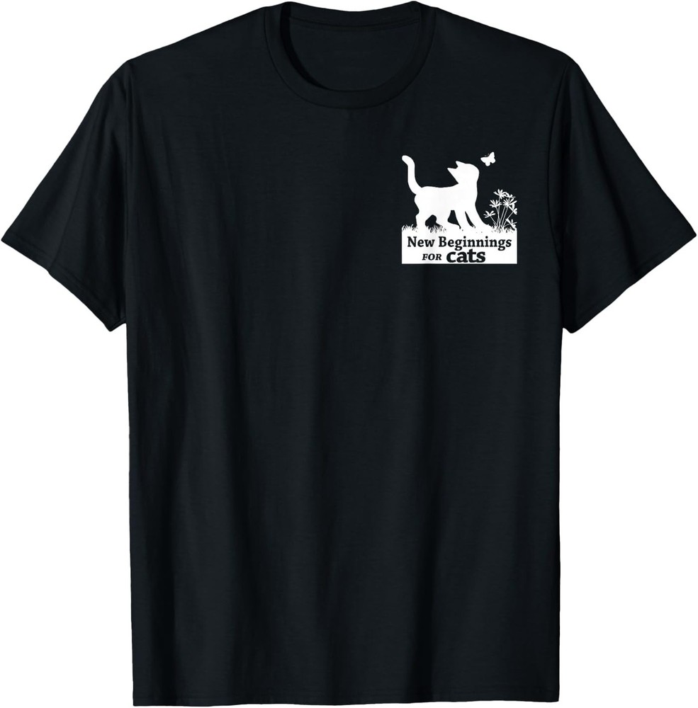 New Beginnings for Cats Rescue Cat Bourbonnais IL T-Shirt