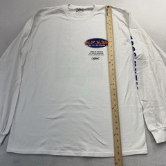 Outrank Brand Men’s Slip N Slide Records T-Shirt 2 Sided Graphic T-Shirt XL