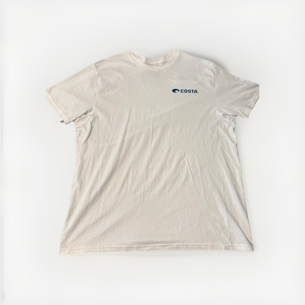 Costa Del Mar Men’s Short Sleeve White T-Shirt Size Large NWOT
