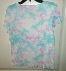 FRIENDS TIE DYE JUNIOR GIRLS SMALL NEW T-SHIRT WITH TAG FRIENDS TV SHOW