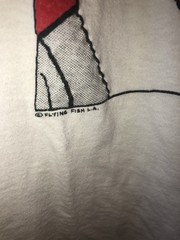 VTG 1980’s ROY LICHTENSTEIN I CANT BELIEVE IT FLYING FISH LA POPART T-SHIRT SZ M
