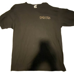 Vintage Kr3w Clothing Dagger Men’s T-shirt Size XL Black Streetwear
