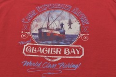 St. John’s Bay Men’s 3XLT Red Long Sleeve Tee Glacier Bay World Class Fishing