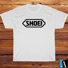 Shirt SHOEI Helmet Premium Helmet Logo Black/White/Grey/Navy T-Shirt Size S-3XL