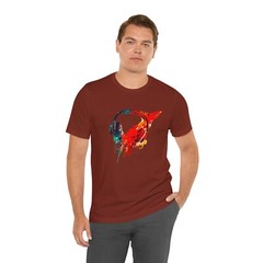 Premium T-SHIRT Maroon Blend Perfect for Music Lovers, Casual Wear, by Crox