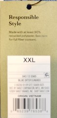 Men’s Short Sleeve T Shirts 2XL Blue Polo “2 Pack” Goodfellow 1/4 Button Wicking