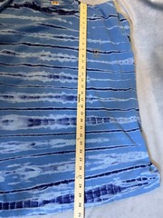 Vintage Hang Ten Men’s XL T-Shirt Blue Tie Dye Striped Single Stitch Surf Skate
