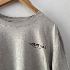 Fear of God Essentials Light Oatmeal Puff Print Tee Size M