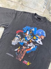 Rare Bootleg Gundam Wing Anime T Shirt XXL Nigata Club Rare Graphic Faded