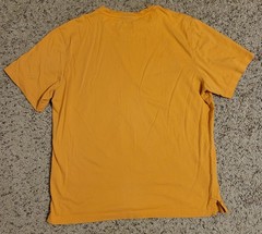 Left Coast Tee Men’s Large Orange Pima Cotton Short Sleeve Crew Neck T-Shirt