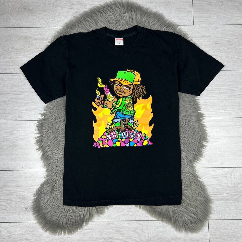 Supreme Molotov Kid Black T shirt Tee Men’s size – M SS19 Made in USA