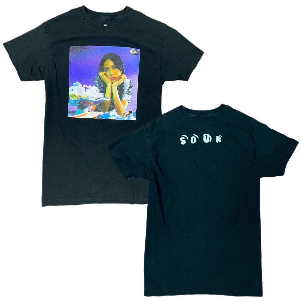 Olivia Rodrigo Sour Tour Shirt Size Adult Small Album Music Tour Black