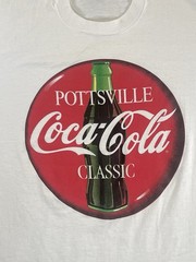 Vintage 90s Fruit Of The Loom Coca Cola Pottsville Graphic T Shirt XL White