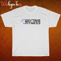 New Anytime Fitness Logo Black/Grey/Navy/White Size S-5XL Unisex T-Shirt