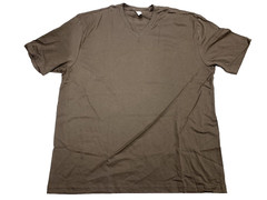 American Apparel Sustainable Collection USA MADE Vneck Tee 100% cotton Brown XL