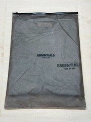 Fear of God Essentials Dark Oatmeal Gray T-Shirt SS22 100% Authentic