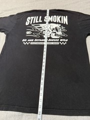 FASTHOUSE – Men’s Short Sleeve L – LARGE – Black – FAST HOUSE F/H – Still Smokin