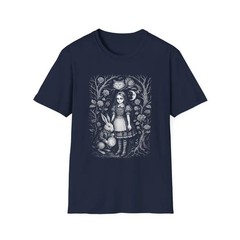 Alice in Wonderland Gothic T-Shirt: Unisex Softstyle Whimsigoth Tee