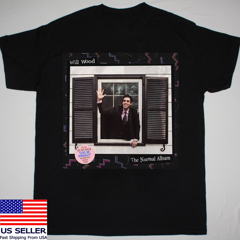 Will Wood The Normal Album Black Cotton T Shirt Full Size S-5XL