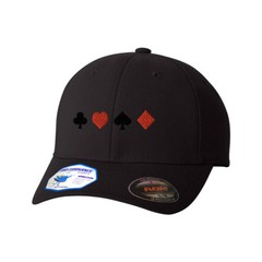 Flexfit Hats for Men & Women Poker Game Style B Embroidery Dad Hat Baseball Cap