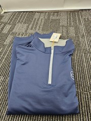 PETER MILLAR Perth Performance Quarter-Zip Men’s Size L Navy Customers Bank