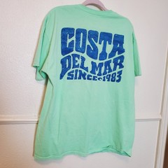 Costa Del Mar T-Shirt Men’s XL Mint Green Logo Graphic Tee Short Sleeve