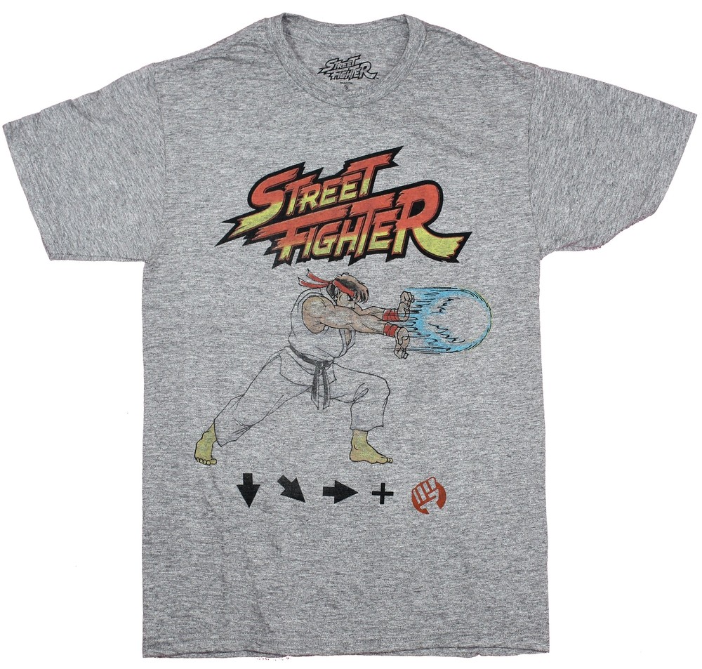 Street Fighter Mens T-Shirt – Ryu Has the Moves Pic