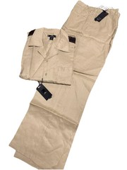 Vintage GOD BODY Loose Linen Long Pants Set 2XL Shirt with 40 waist pants