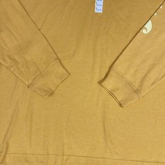 Carhartt Loose Fit Heavyweight Long-Sleeve Logo Sleeve Graphic, Size L TK0231-M