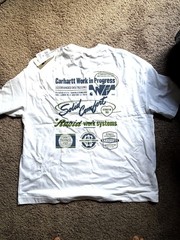 Carhartt WIP Solid Comfort Rapid Work Systems White Tee Men’s XL NEW WITH TAGS F