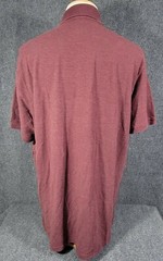 The Foundry Supply Co Adult Men’s Short Sleeve 3 Button Polo LT Autumn Burgundy