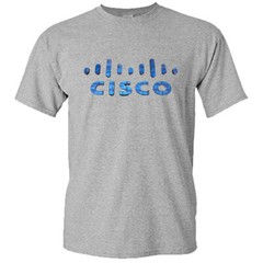 Cisco Networking Company Men’s Grey T-Shirt Size S-5XL